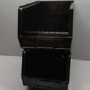 Akro-Mils 30260 AkroBins Plastic Storage Bins, Space-Saving Stackable Bins for Garage, Pantry, Craft Organization, 18" x 11" x 10", Black, 6-Pack