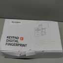 Electronic Door Lock for Family: Keyless Entry Deadbolt & Handle Set  0.3s Fingerprint & 100 Codes  Weatherproof for Front Door  Smart Lock with Digital Keypad Auto-Lock (Black)