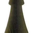 Santa Barbara Design Studio Honeycomb Paper Christmas Trees - 3D Foldable Fir Tree Holiday Centerpiece, 18" Tall, Frasier - Forest Green