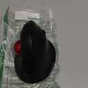 MicroPack Trackball Wireless Mouse, Upgrade Right Hand Ergonomic Mouse with Wireless Vertical Rollerball Computer Mouse, 3 Adjustable DPI, Easy Thumb Control for PC, Laptop, Mac, Windows - Black