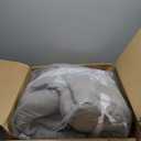 UGG Leonora Comforter Set with 2 Pillow Shams Lightweight Down Alternative Blanket Reversible Cozy Warm All Season Washable and Hypoallergenic Bedding Set, Full/Queen, Light Grey