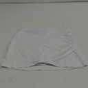 GRAPENT Women's High Waist Tulip Hem Shirring Swim Skirt Swimsuit Bikini Bottom (Medium, A #1# White)