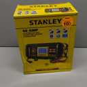 STANLEY BC40BS 15 Amp Battery Charger for Lithium or Lead Acid Batteries with 40 Amp Engine Start, Voltage and Alternator Check