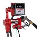 Fill-Rite FR4211H 12V 20 GPM Fuel Transfer Pump with Standard Mechanical Meter Package, Gallons Gasoline, Diesel, Kerosene, Ethanol & Methanol Blends & Biodiesel