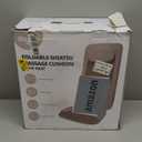 Mynt FSA Eligible HSA Approved Back Massager for Chair, Foldable Back Massager with Soothing Heat, Flexible Massage Chair Pad with Soft S-Curve Longer Track, Portable Rolling & Spot Chair Massager