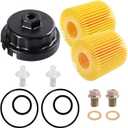 04152-yzza1 Oil Filter Change Kit with 64mm Oil Filter Wrench, Oil Drain Plug & Gasket for Toyota Tacoma Camry Tundra RAV4 Highlander Lexus ES/RX/Sienna