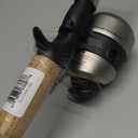 Zebco 33 Cork Reel and Fishing Rod Combo, Graphite Rod with Cork Handle, QuickSet Anti-Reverse Fishing Reel with Bite Alert, Black