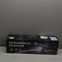 Telescope for Adults & Kids - 90mm Aperture 600mm Refractor High Powered Telescope for Beginners - Portable Astronomy Telescopes with Phone Adapter Tripod Carry Bag Gifts for Men (Gray/Black)