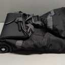 SCTEL Infant Car Seat Travel Bag Fit Doona Car Seat Stroller and Base, Chicco Keyfit 35 and Base, Doona Travel Bag with Wheels, Padded Car Seat Bags for Air Travel, Nuna Travel Bag with Zipper Pocket (Black)