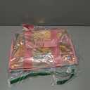 KUAK Iridescent Clear Beach Tote Bag for Women Girls Large Waterproof with Inner Zipper Pocket for Swim Pool Travel Vacation (Pink Straps)