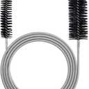 Drain Brush Pipe Cleaning Brush Slim Drain Hole Cleaning Tool Hose Flexible Feeding Tube Cleaning Brush Black Color