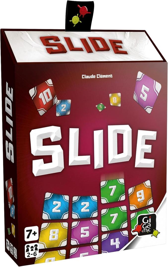 Slide | Fast & Fun Tile Placement Card Game Where the Lowest Score Wins | Beginner & Family Friendly Strategy Board Games | A Tabletop Favorite for Kids & Adults | Ages 7+ | 2 - 6 Players | 15 Min