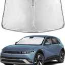 EcoNour Windshield Sunshade Compatible for Hyundai Ioniq5 2022-2024 2025 2026, Sun Visor for Front Windshield & Window Sun Shade Cover, UV Heat Blocker & Protector, Car Accessories