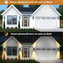 wowlite Dusk to Dawn Outdoor Lighting 2 Pack, Modern Outdoor Wall Lights Exterior ETL Listed, Oil Rubbed Bronze Cylinder Outdoor Sconce Lights, Waterproof Outside Lights for House Porch Garage