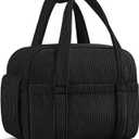 Corduroy Lunch Box Lunch Bag for Women Men, Cute Strawberry Small Insulated Reusable Work Leakproof Simple Lunch Boxes Tote Bag Adults Cooler Bag