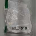 Comfylife Large Bath Toy Organizer  3 Compartment Bath Toy Holder for Bathtub & Shower  Quick-Dry Mesh with 4 Strong Adhesive Hooks  Kids Toys Storage Net for Bathroom, shower & Tub (White Long XL)