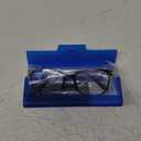 VisionGlobal Blue Light Blocking Glasses for Women/Men, Anti Eyestrain, Computer Reading, TV Glasses, Stylish Square Frame, Anti Glare(Black,+0.25 Magnification)