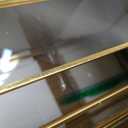 Gold Wedding Card Box with Slot and Lock - Glass, Brass Wedding Gift Box for Cards - Bin Container for Reception Bridal Baby Shower