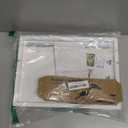 BedShelfie Wood Bedside Shelf for Bunk Bed & Top Bunk, College Dorm Room Essentials, Loft Nightstand, Floating Bed Side Table Tray Storage, Dorm Room Decor By Smallish - (Flexfit Bamboo Model, White)