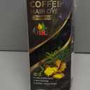 4 in 1 Deep Coffee Hair Dye Shampoo for Gray Hair, Semi-Permanent Instant Hair Color Shampoo for Women and Men, Herbal Ingredients Shampoo and Hair Care, 100% Grey Coverage 500ml