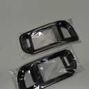 Korlot Dashboard Side A/C Vent Frame Cover Trim for Dodge RAM 1500 2500 3500 2019-2026 (Carbon Fiber Pattern)