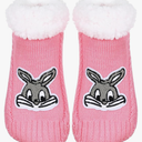ZYZX Animal Fuzzy Slipper Socks for Women with Grips Winter Cozy Knit Cute Fuzzy Socks Non Slip Sherpa lining Fluffy House Grips Socks Gifts