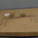 Shoe Rack Organizer for Small Spaces 1 Tier Long Narrow Shoe Stand, Closet Shoe Rack, Small Shoe Shelf for Closet Entryway Corner Garage and Bedroom Front Door - Shoe Storage Combining Wood and Metal (Black)