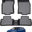 KUST Floor Mats for 2017-2022 Nissan Rogue Sport Accessories All Weather Floor Liners 1st & 2nd Row Carpet High Edge Black (Not for Nissan Rogue and Select Model)