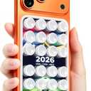 2 x Anteel Silicone Suction Cup Phone Adhesive Mount - Hands-Free Sticky Phone Holder - Strong Suction Grip for Selfies and Videos - 2.4" x 3.8"