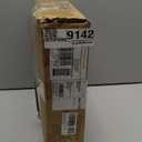 Round Side Table Set of 2, Adjustable-Height Small Drink Table, Pedestal Martini Stand, Weighted Base Cocktail Table Accent Nightstand for Living Room, Bedroom, Bathroom, Office, Walnut