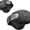 JVC Nearphones Open Ear True Wireless Headphones - Open Ear Earbuds - Bluetooth 5.3-24H Playback - IPX4 Water Resistant - Built-in Mic - Awareness & Comfort - Ear Clip Earbuds - HANP1T (Black)