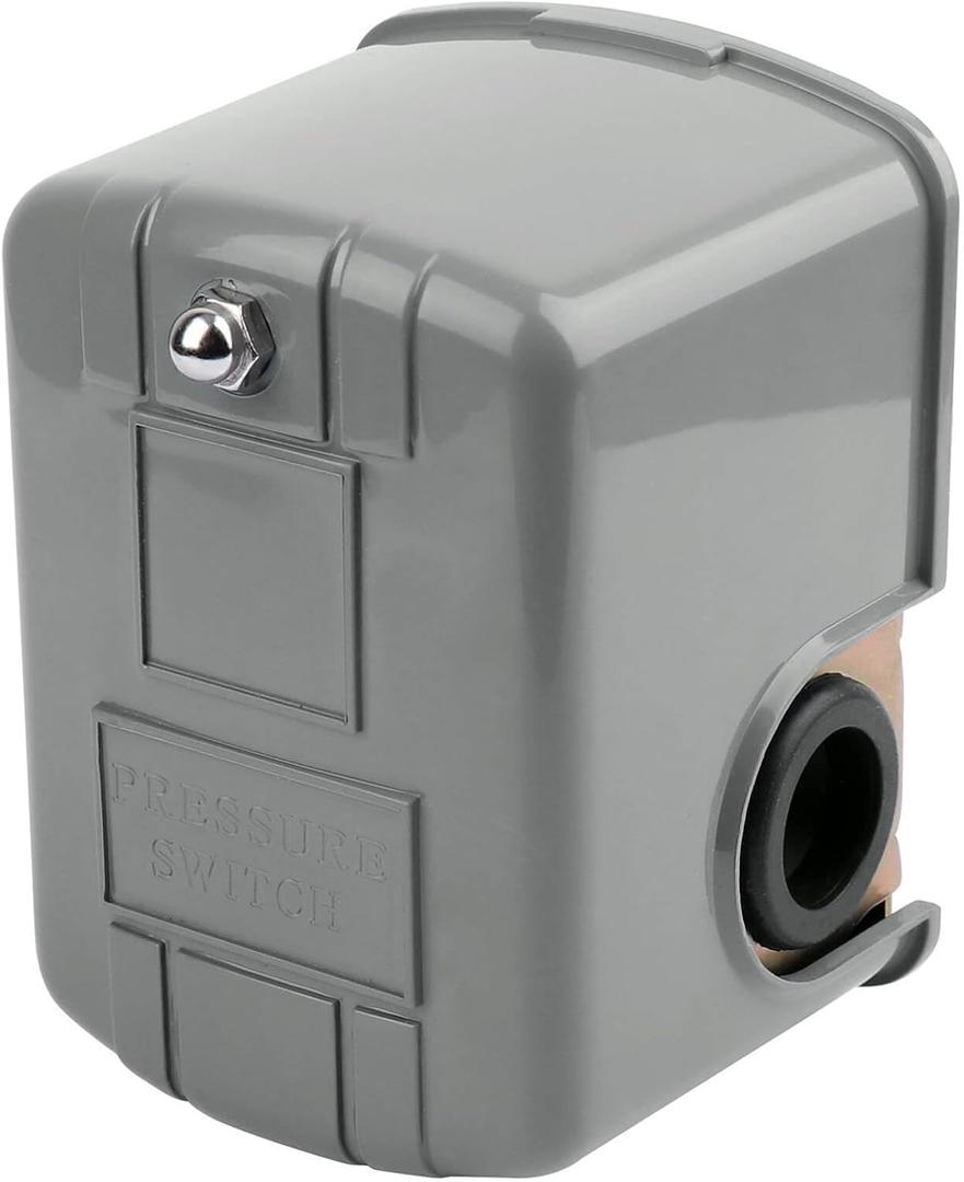 Pessure Switch for Well Pump, 40-60Psi Water Pressure Switch Adjustable Differential 1/4" Female NPT, Replace 9013FSG2J24 Well Pump Pressure Control Switch