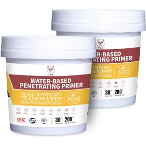 YOA Liquid Multi-Purpose Primer, 64oz/160sf, Suitable for Concrete, Metal and Plastic Primers, Non-Toxic, Quick-Drying, Easy to Apply, Strong Adhesion, Resistant, Indoor/Outdoor Use