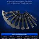Orion Motor Tech Blind Hole Collet Bearing Race and Seal Puller Extractor Kit, Slide Hammer Pilot Insert Inner Bearing Removal Tool Set, 16 Piece, Blue