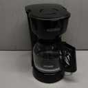 BLACK+DECKER 12-Cup Coffee Maker with Easy On/Off Switch, Easy Pour, Non-Drip Carafe with Removable Filter Basket, Vortex Technology, Black