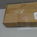 8 Pack - 10 inch Black Hidden L Shelf Bracket (1/5 Inch Thicked) Iron Floating Shelf Brackets Rustic Industrial Metal Brackets for Shelf Support