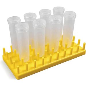 8Pcs 50Ml Large Floral Tubes with Rack Holder for Milkweed Leaf, Stem and Flower Cutting Easy to Use