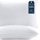 Utopia Bedding (2 Pack Premium Plush Pillow - Fiber Filled Bed Pillows - Queen Size 20 x 28 Inches - Cotton Pillows for Sleeping - Fluffy and Soft Pillows