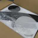 Fanyank Ceiling Fans with Lights-Crystal Ceiling Fan,52" Low Profile and Remote Control, Flush Mount, Reversible, 3CCT, Dimmable, Noiseless, Black Ceiling Fan for Bedroom