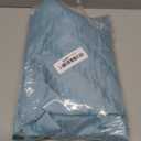 78inches Long Teal Shower Curtain Boho Farmhouse Shower Curtain 72 x 78 Tufted Chevron Textured Minimalist Shower Curtains for Bathroom