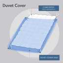 Madison Park Tufted Chenille 100% Cotton Duvet Modern Luxe All Season Comforter Cover Bed Set with Matching Shams, Full/Queen(90"x90"), Damask Off White 3 piece
