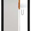Industrial Pipe Mirror for Bathroom,Rectangle Iron Wall Mirrors for Living Room Bedroom(27.5 x 19.68 in) (No Shelf)