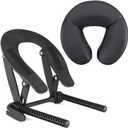 Universal Massage Table Face Cradle & Cushion, Adjustable Massage Chair Spa Bed Headrest & Face Pillow Support, Massage Platform Head Rest Cushion Cradle for Salon Home Mattress Top Massage Kit