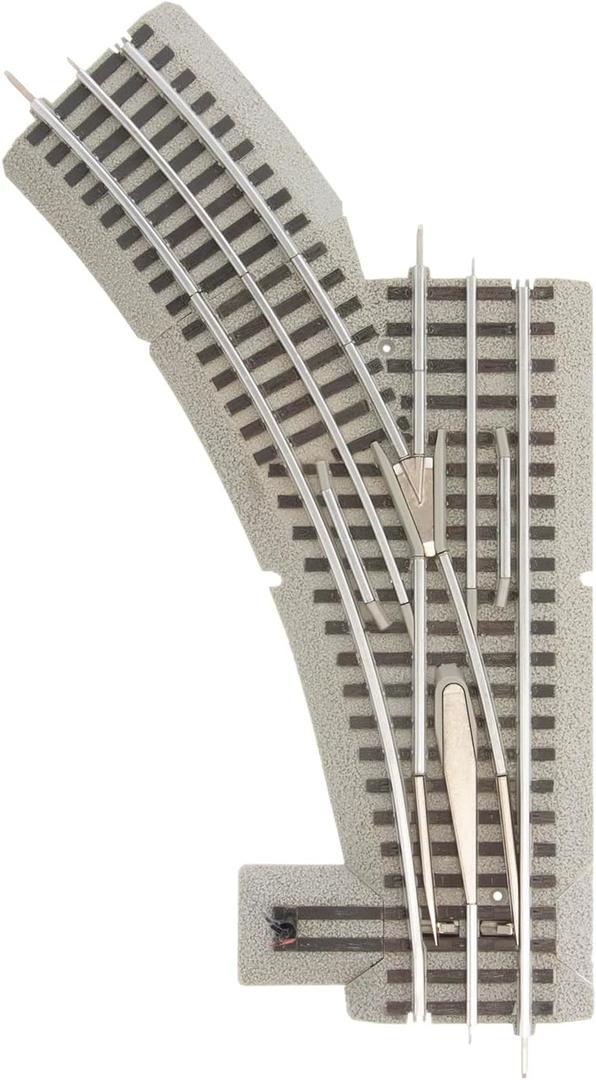 Lionel FasTrack 036 Manual Switch, Electric O Gauge, Left Hand, for 14 years old and up