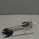 Solar Garden Firework Lights Outdoor Waterproof, 2 Pack Solar Powered Art Stake Twinkle Lighting for Outside Decor, 120 LED Sparklers String Lights for Yard Pathway Decorations(White)