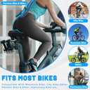CDYWD Oversized Bike Seat for Men & Women, Comfortable Gel Padded, Extra Wide Bicycle Seat Cushion Comfort, Replacement Saddle for Peloton, Stationary Exercise Bike, Mountain Bike, Cruiser, City Bike