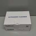 Ultrasonic Retainer Cleaner Machine 48kHz Denture and Aligner Cleaning Pod for Mouth Guards Night Guards Dental Trays Braces Toothbrushes Jewelry with 200ML Capacity (White)