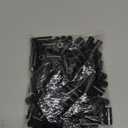 PATIKIL M5 Black ABS ID 5.2mm,OD 11mm,Length 25mm, Nylon Round Spacer Washers, 120Pcs Plastic Standoff Rubber Nut Unthreaded for M5 Screws Electrical Outlet Switch Receptacle