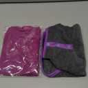 2 Pack Dog Vest Sweaters, Winter Warm Puppy Jacket, Fleece Coat Clothes, Pet Stretch Apparel with Buttons for Small Dogs Cats (Small) (Fuchsia+Gray)