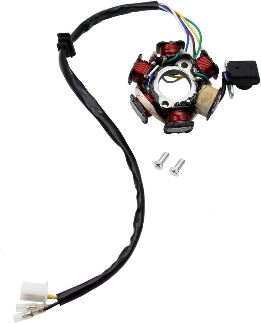 6 Coil Pole Magneto Flywheel Stator GY6 125cc 150cc PIT Quad Dirt Bike ATV Buggy Scooters Moped